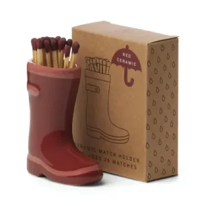 Porte-allumettes Botte de Pluie - Rouge