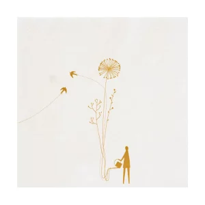 Serviettes Fleurs
