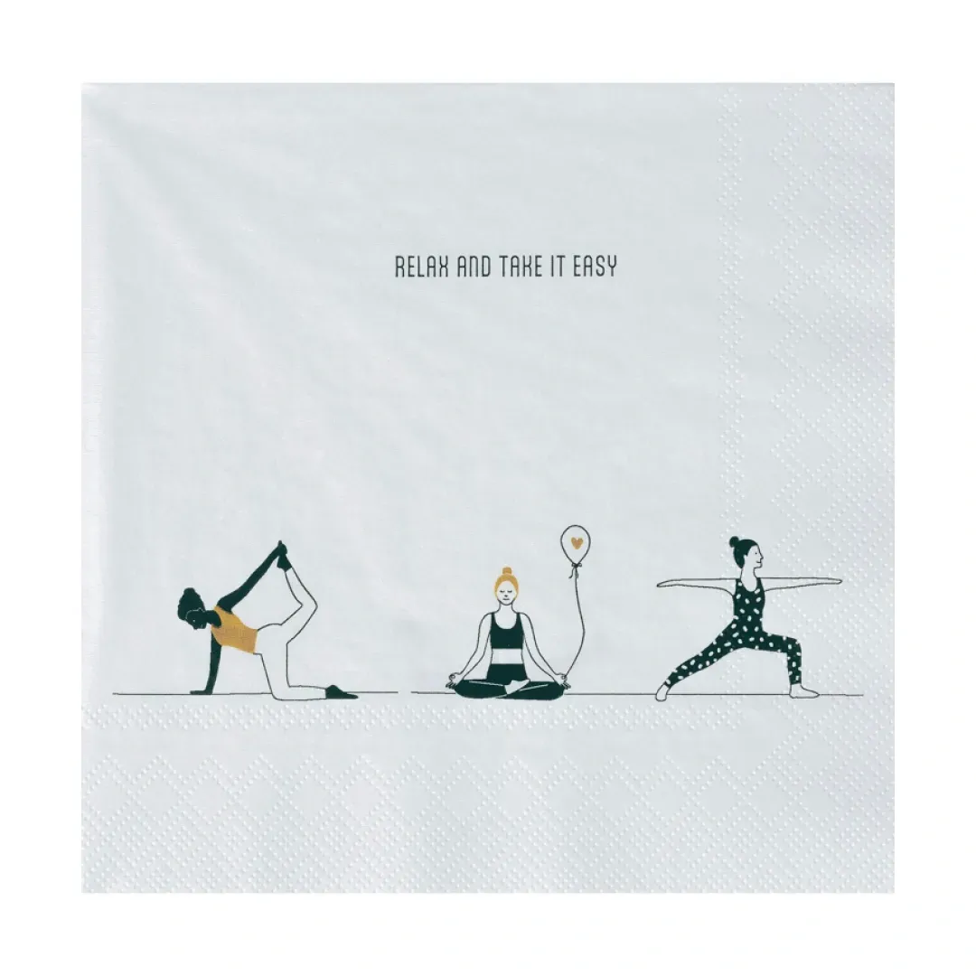 Serviettes "Relax And Take It Easy"