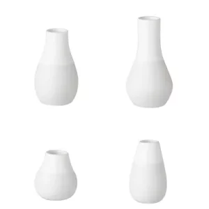 Set 4 Minivases - Blanc