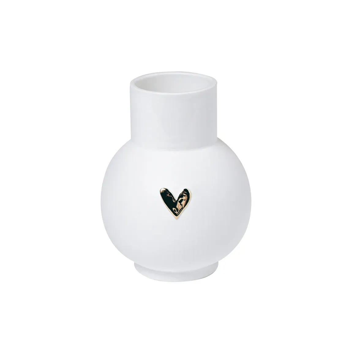 Vase Boule Cœur - Doré
