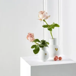 Vase Boule Cœur - Doré