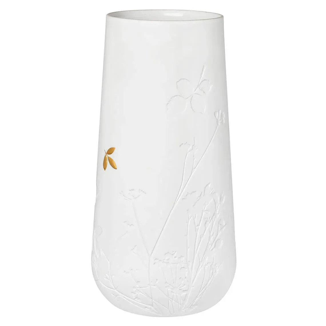 Vase Feuille Dorée - Grand