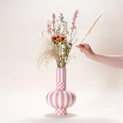 Vase Gabriel - Squares & Stripes