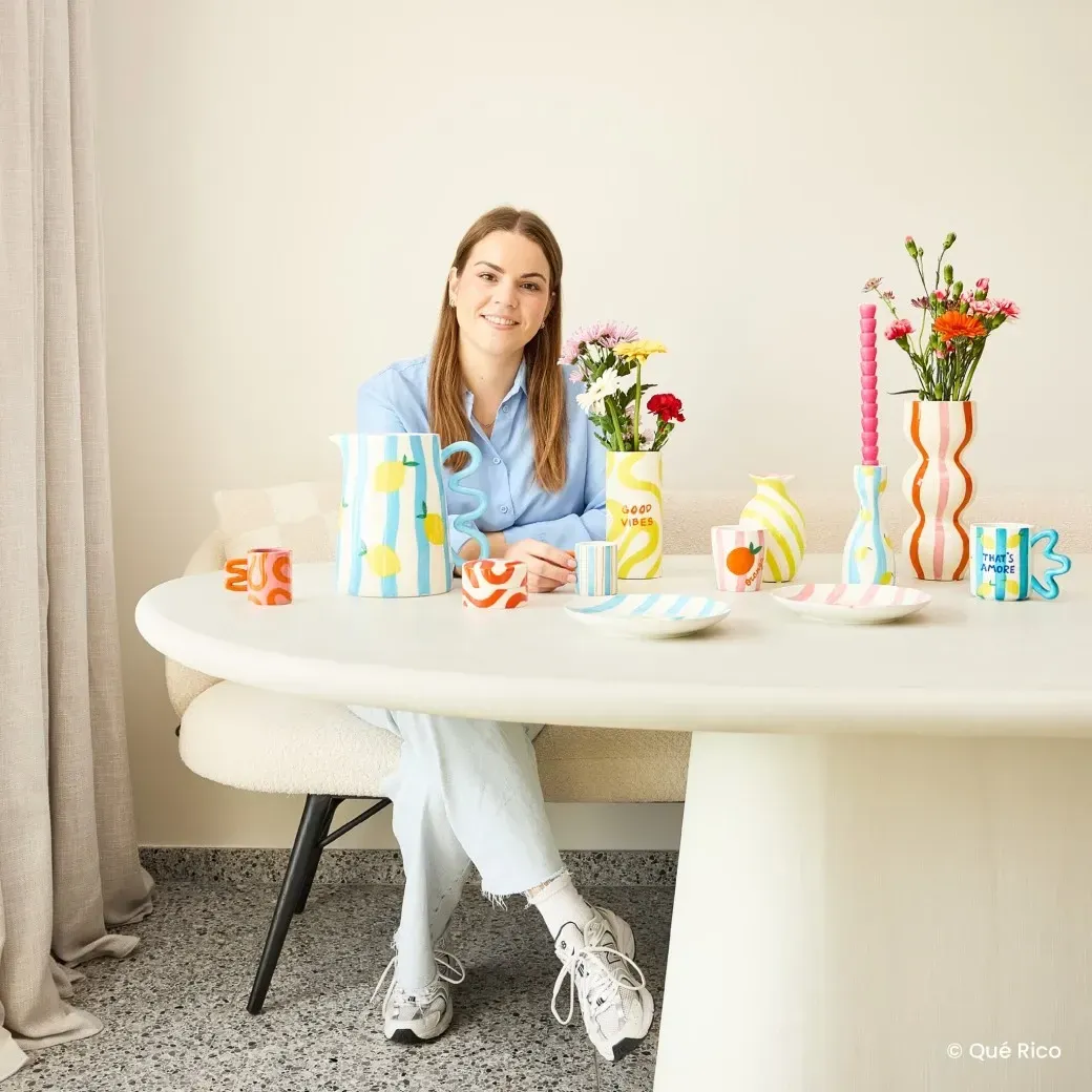 Vase Raquelita - Rayas Bailarinas