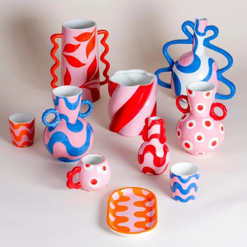 Vase Rosalía - Dancing Dots