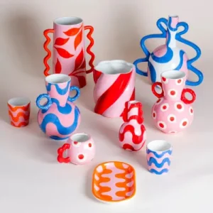 Vase Rosalía - Dancing Dots