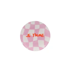 Assiette Diego - Je t'aime