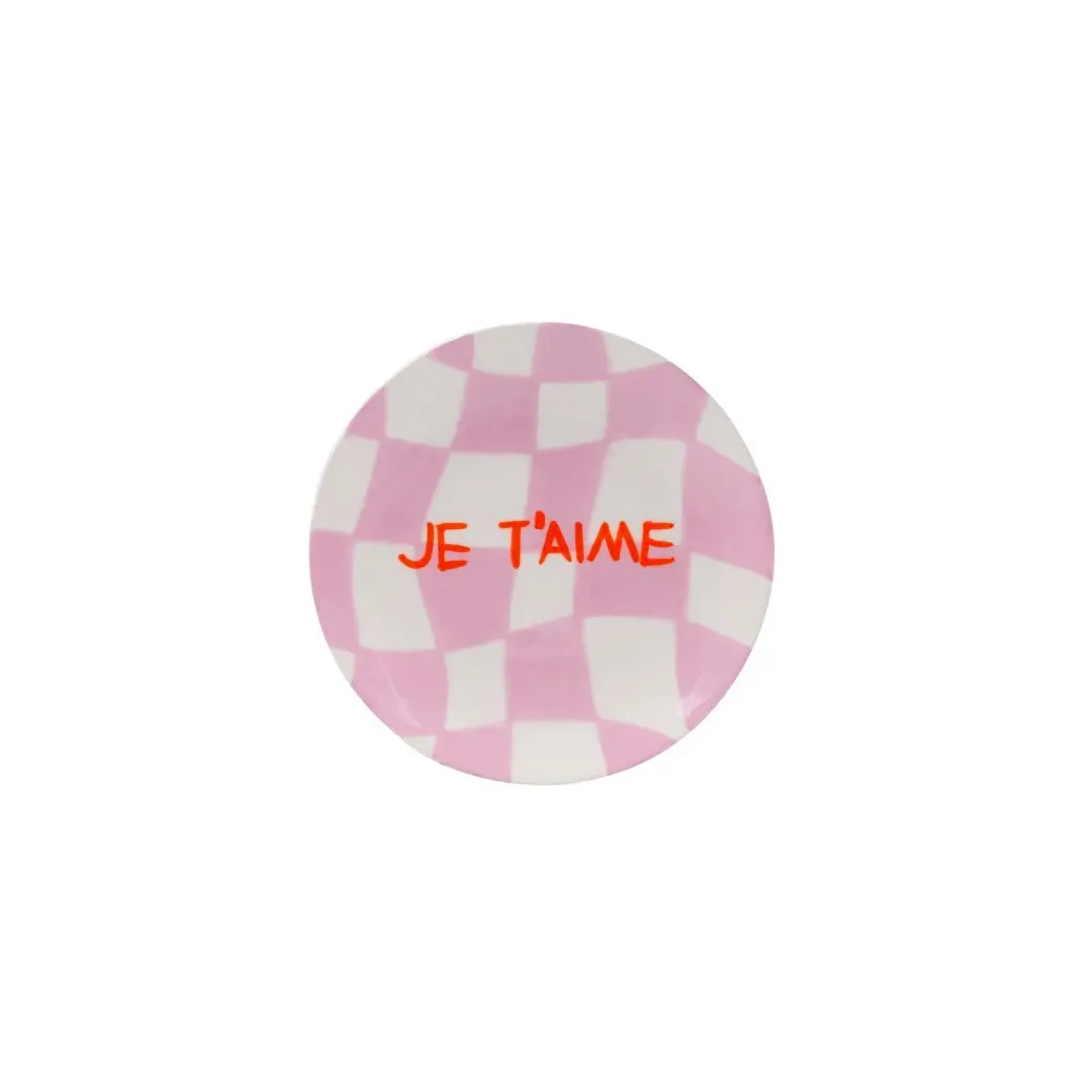 Assiette Diego - Je t'aime