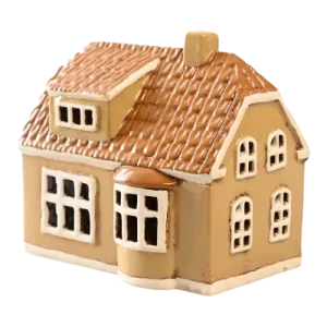 maison céramique beige