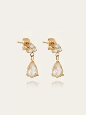 Boucles d'oreilles Gozo - Acier Doré