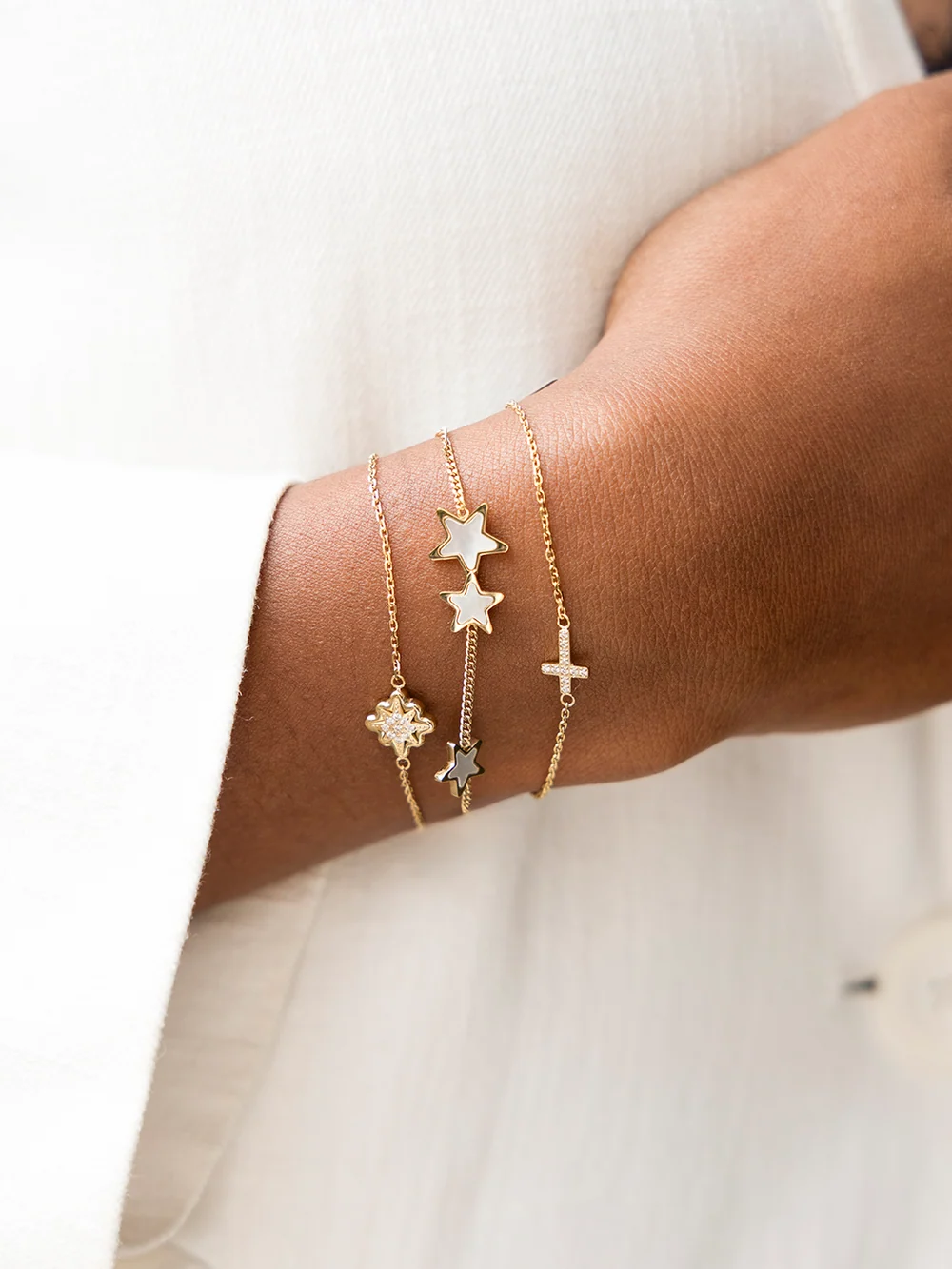 Bracelet Acilia - Acier Doré