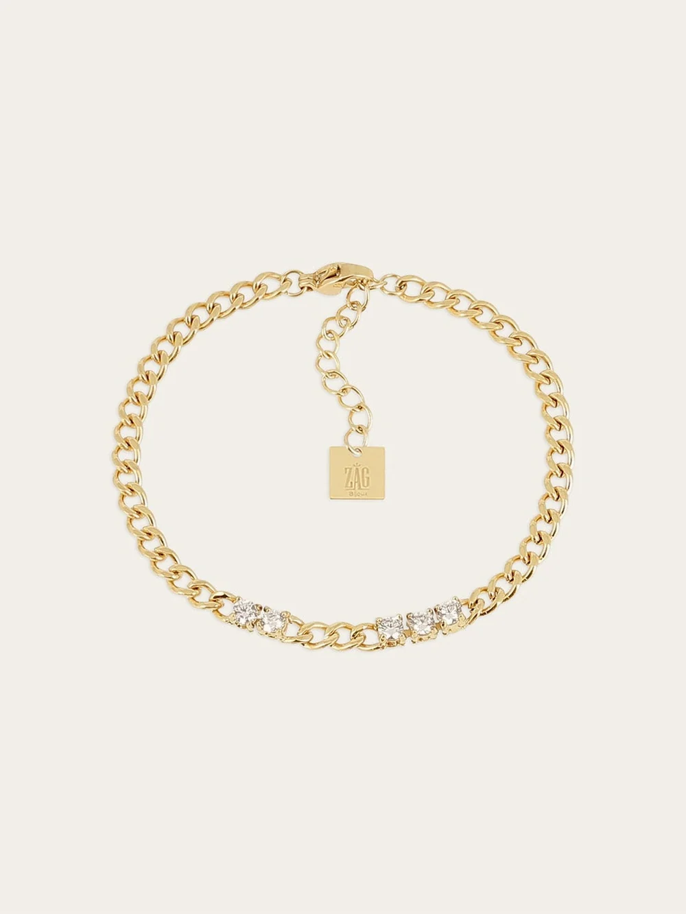 Bracelet Azilis - Acier Doré