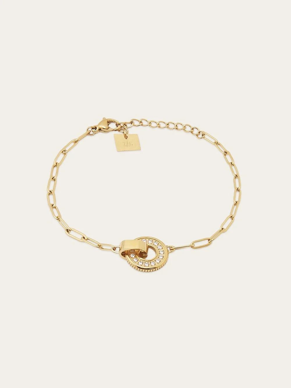 Bracelet Inaya - Acier Doré