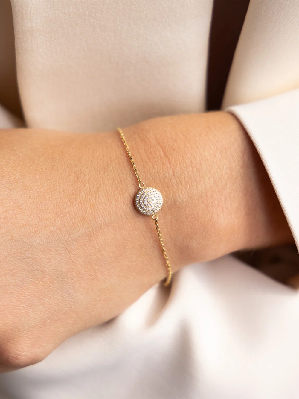 Bracelet Luffy - Acier Doré