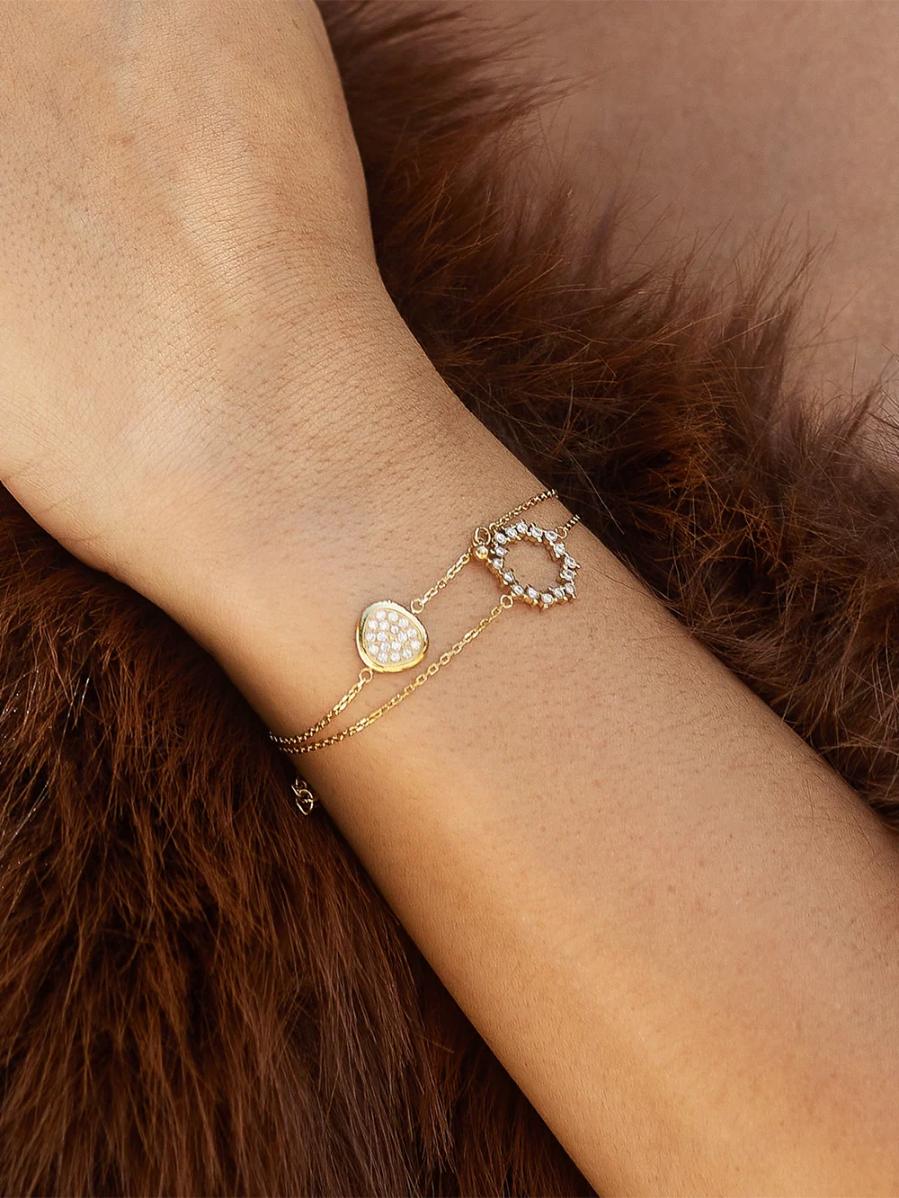 Bracelet Niralis - Acier Doré