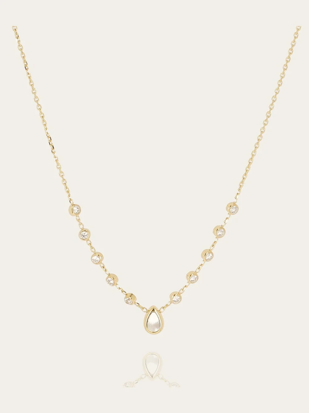 Collier Adrano - Acier Doré