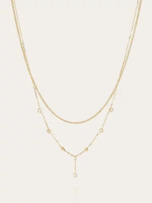 Collier Aeternis - Acier Doré