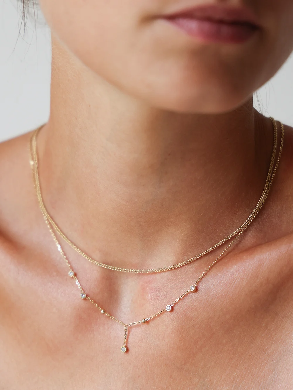 Collier Aeternis - Acier Doré