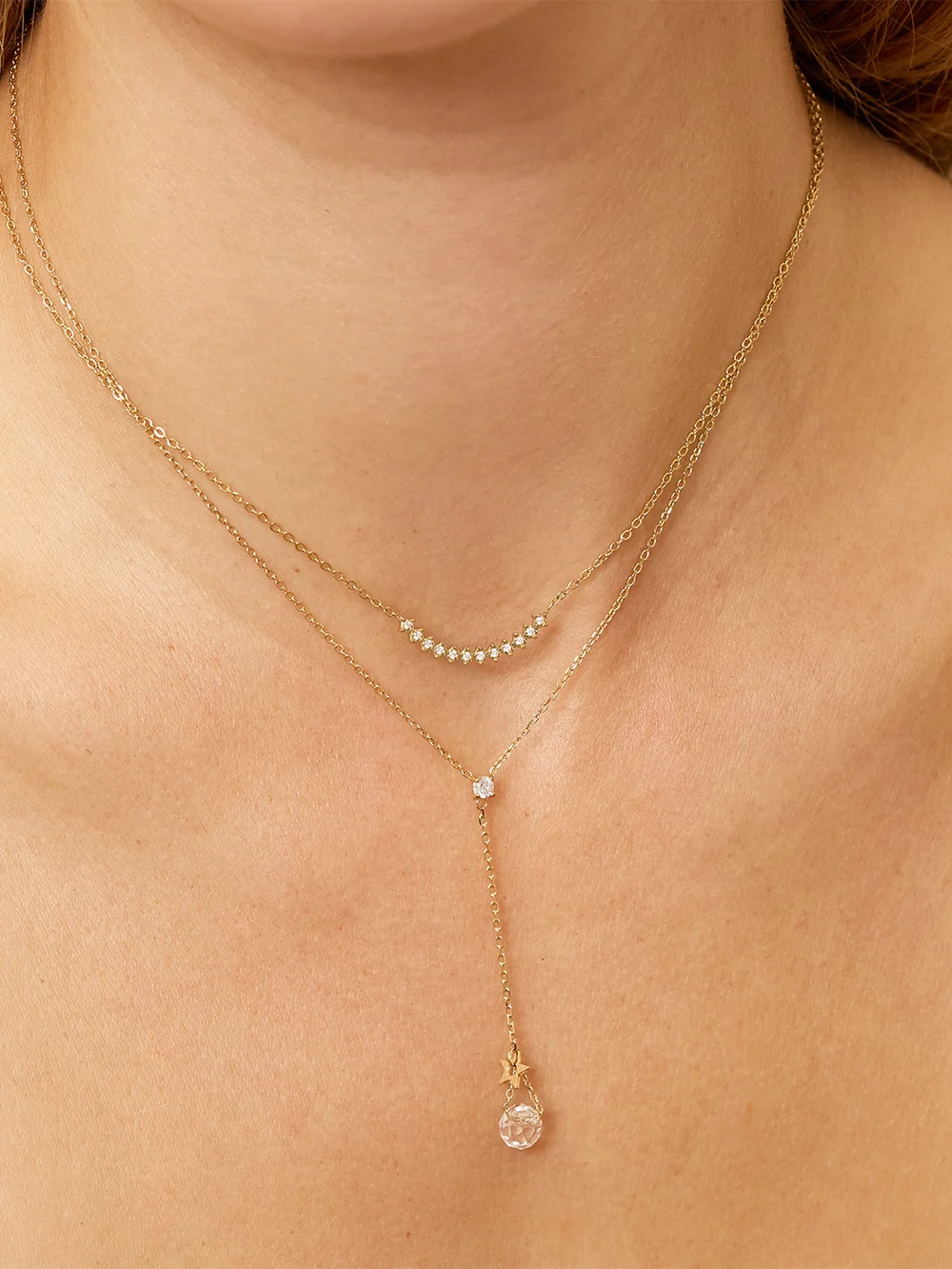 Collier Cassis - Acier Doré