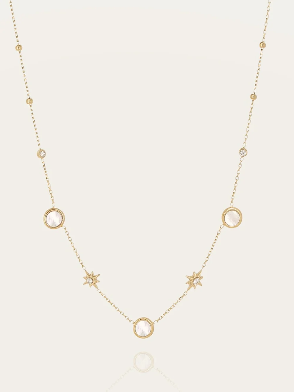 Collier Naïade - Acier Doré